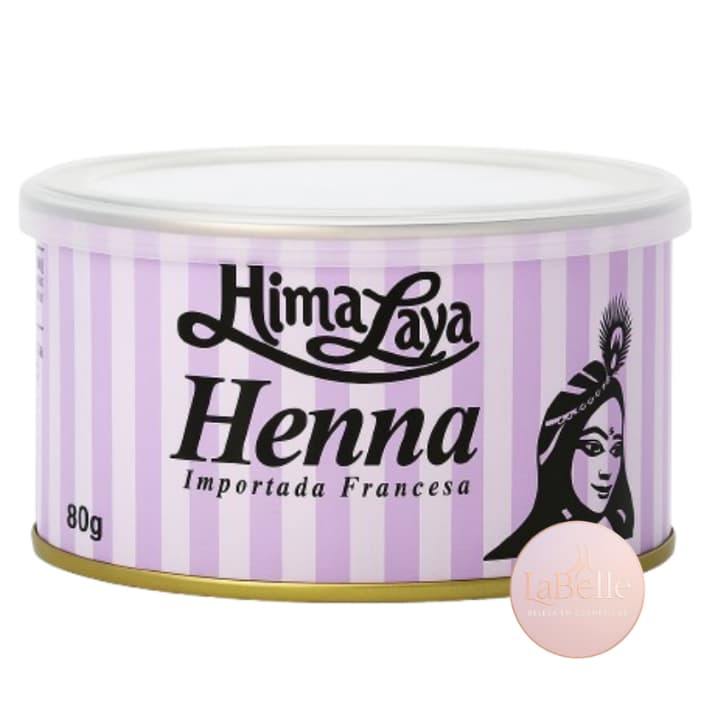 Henna para Cabelo Coloração Natural Henna Francesa Pó Himalaya 80 Gramas