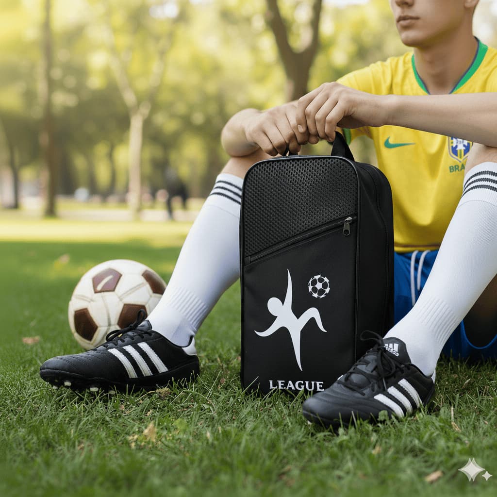 Bolsa Porta Chuteira Masculina Calçado Tenis G Futebol Esporte Academia Treino Grande Brasil