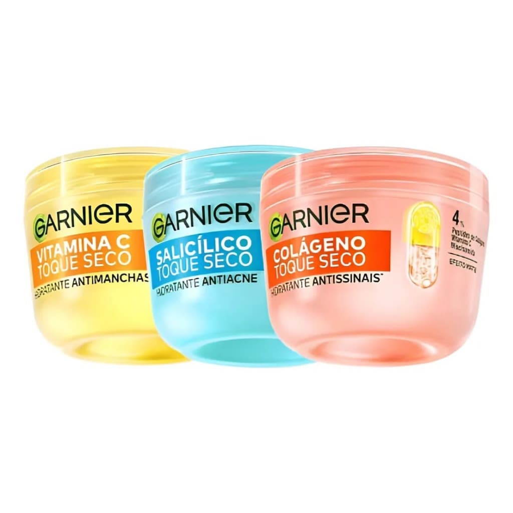 HIDRATANTE GARNIER 85G - COLÁGENO - VITAMINA C - SALICÍLICO