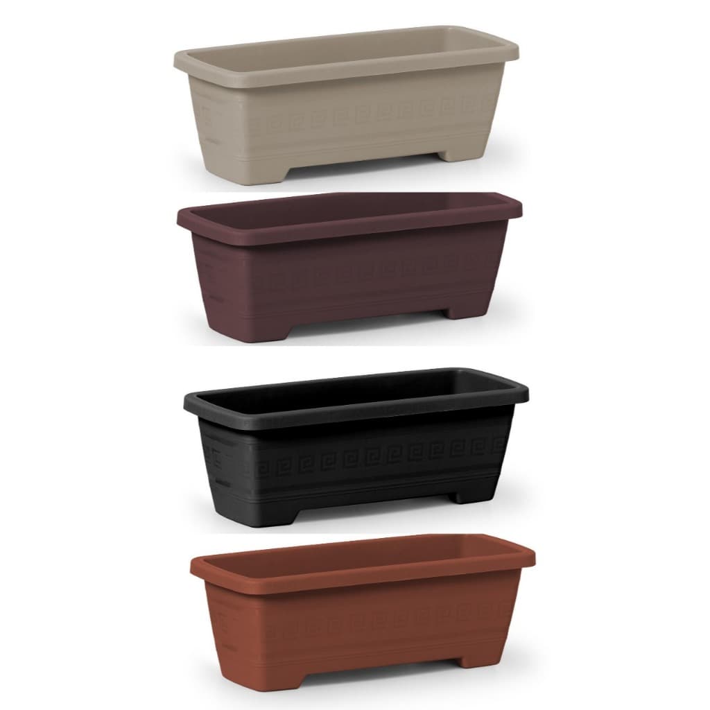 Kit 4 Floreira/Jardineira 7 Litros – Ideal para Flores, Hortas e Decoração