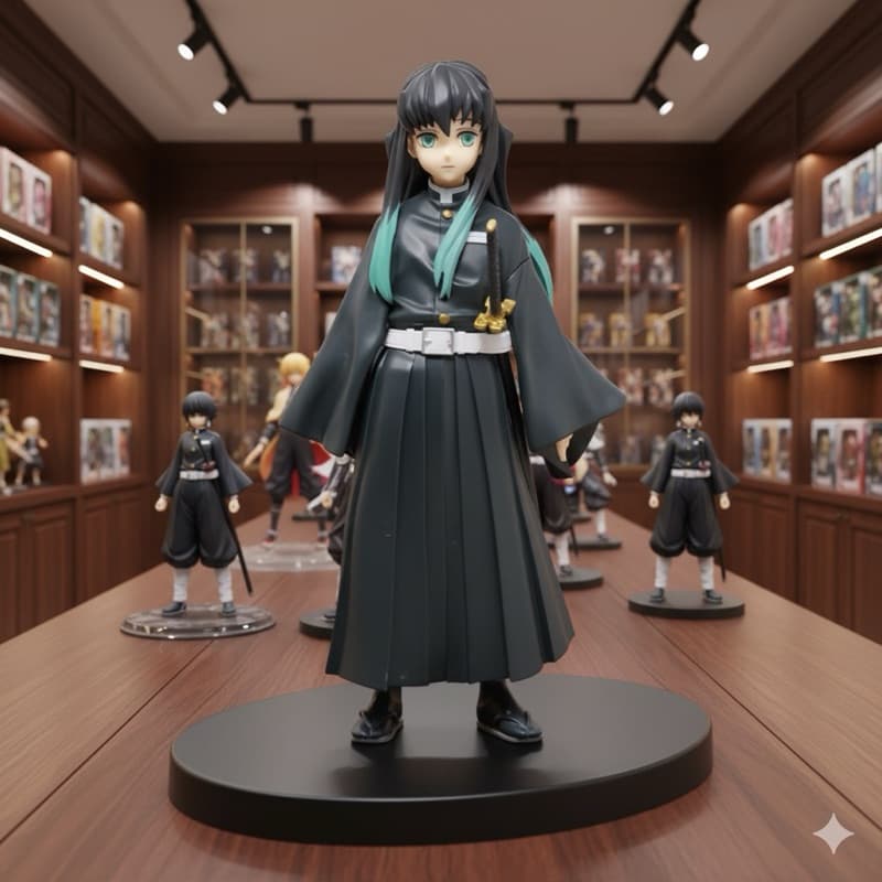 Boneco Muichiro Tokito - Action Figure - 15 Cm - Figura de Ação Demon Slayer Hashira