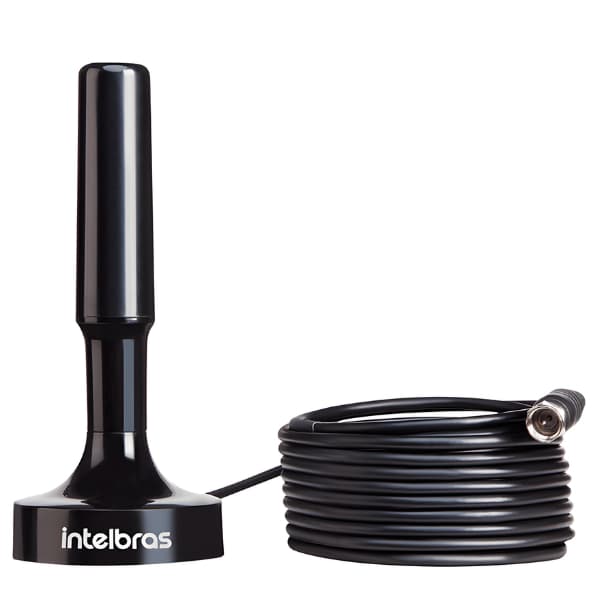 Antena interna Intelbras AI 2031 digital UHF HDTV 4K cabo 5M imã
