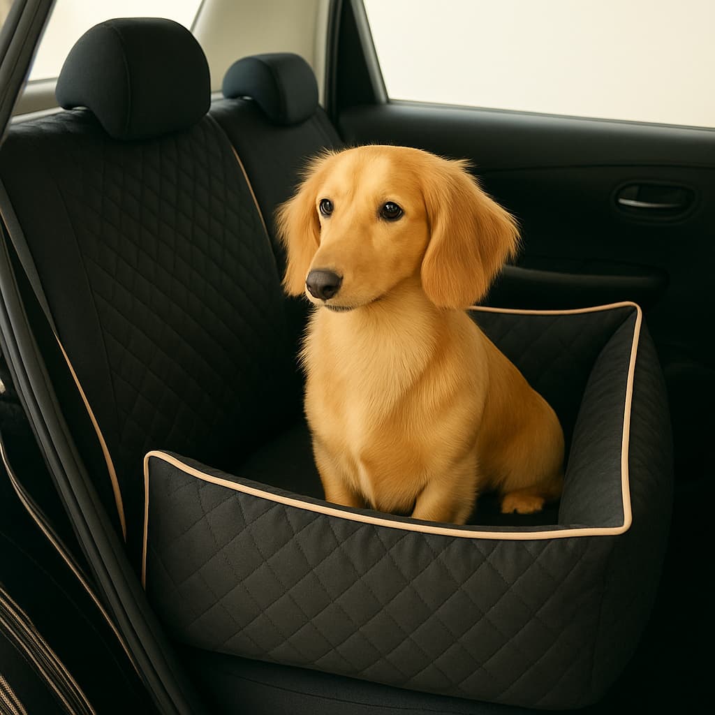 Assento Protetor Pet Banco Traseiro de Carro Modelo Caminha Impermeável para Cachorro