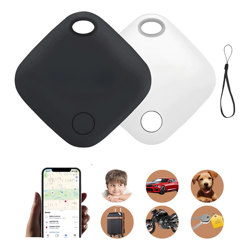 Rastreador AirTag Smart Tag Localizador GPS Sem Limite de Distância para Mala-Automóveis-Pet-Criança