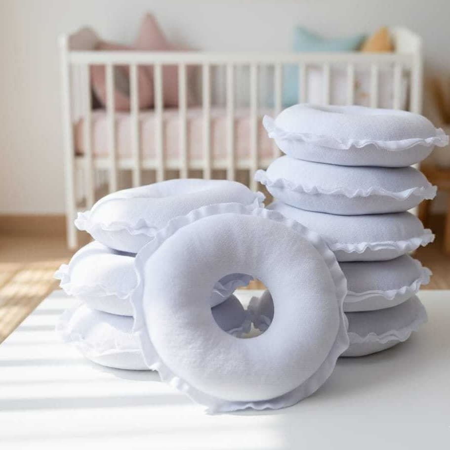 Kit Rosquinhas de Amamentação  Lavável  Protetor de Seio Reutilizável 100% Algodão