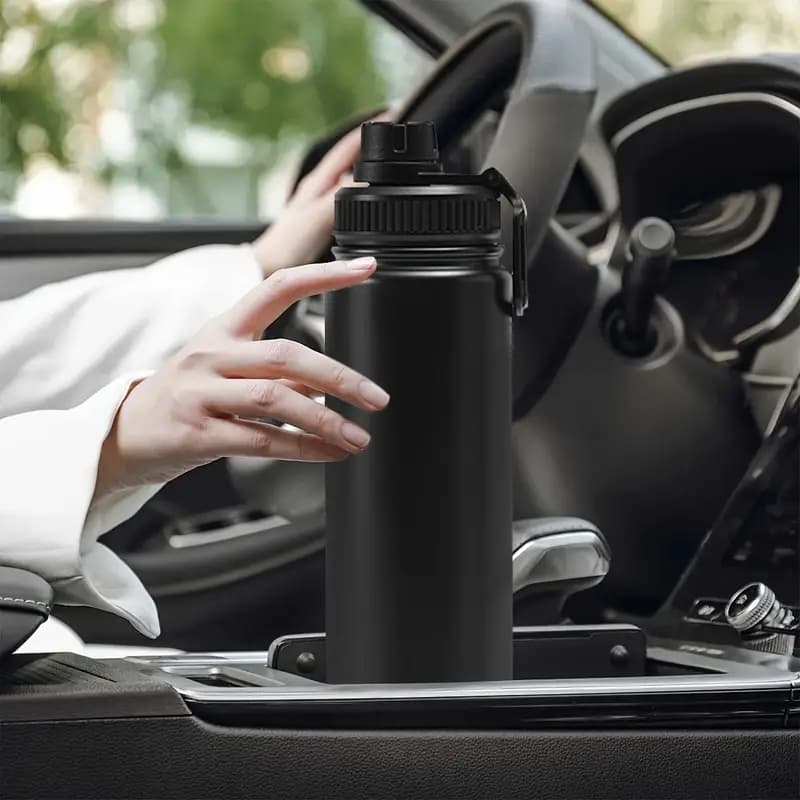 Garrafa Térmica 800ml com Isolamento Térmico Eficiente em Inox Aço Inoxidável Quente e Frio Portátil