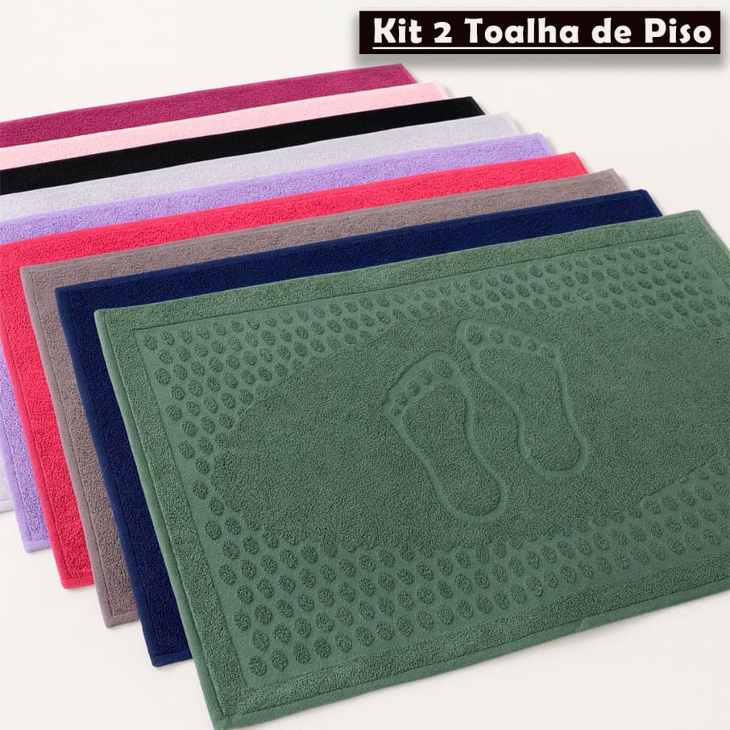 Toalha de Piso Banheiro Tapete Felpudo Pézinho Banheiro Qualidade Premium