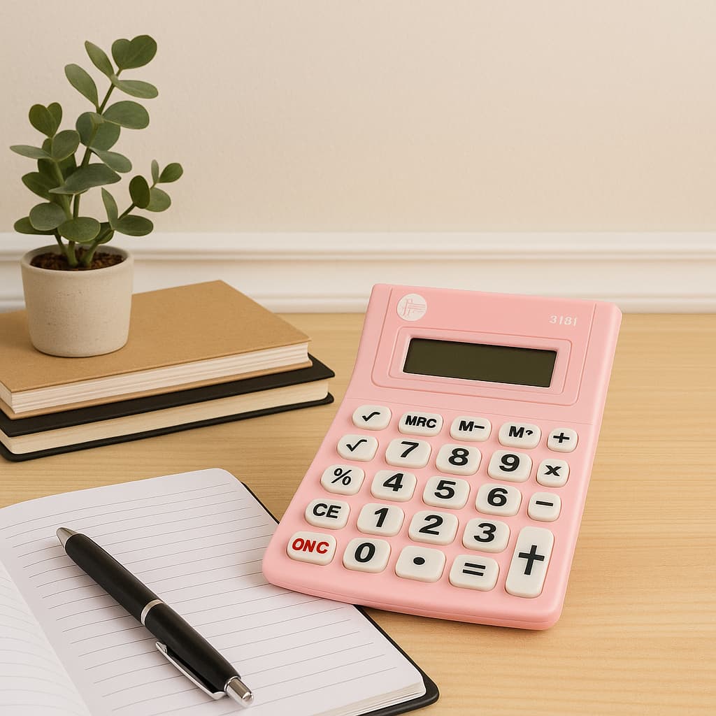 Calculadora Eletrônica Básica 8 Dígitos Auto Desligamento