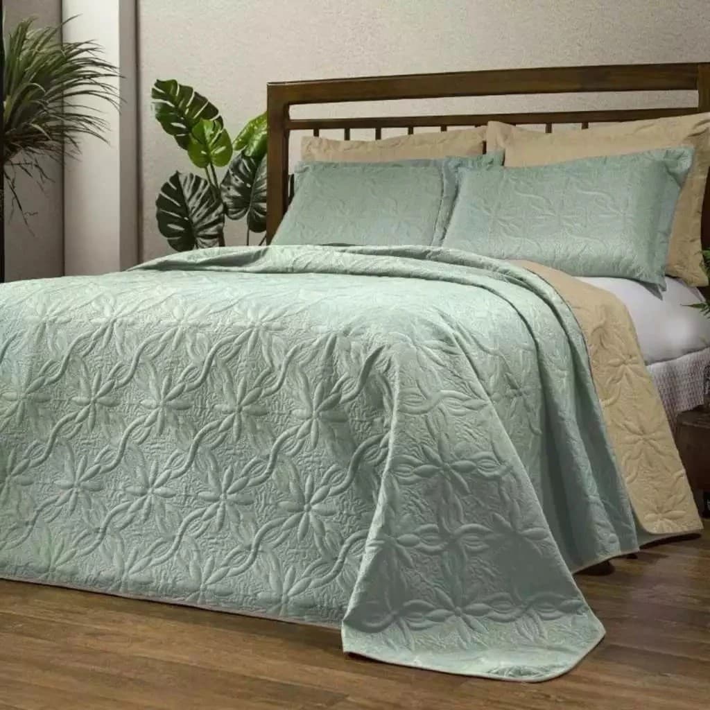 Cobre Leito colcha Casal 1 peça  Queen Size/Casal Padrão/Solteiro/ todo matelado Toque Macio