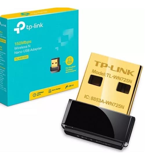 Adaptador Wireless Usb Tp Link Wn-725n 150mbps Nano Para PC/Notebook
