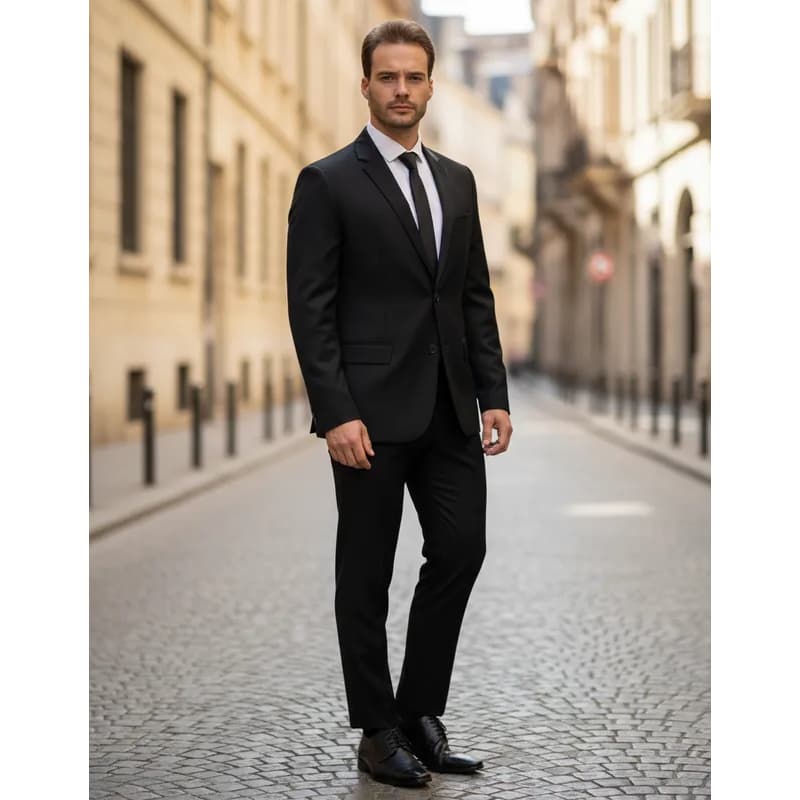 Terno Paletó Masculino Slim Oxford Alta Costura Queima De Estoque Direto Da Fábrica Melhor Preço