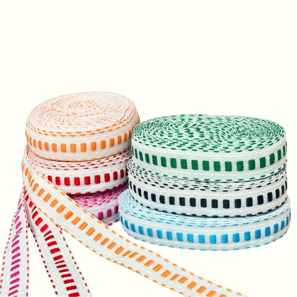 Kit 5  Passa Fita Falso  Com  10M Cada Com 16,5mm 100% Poliéster