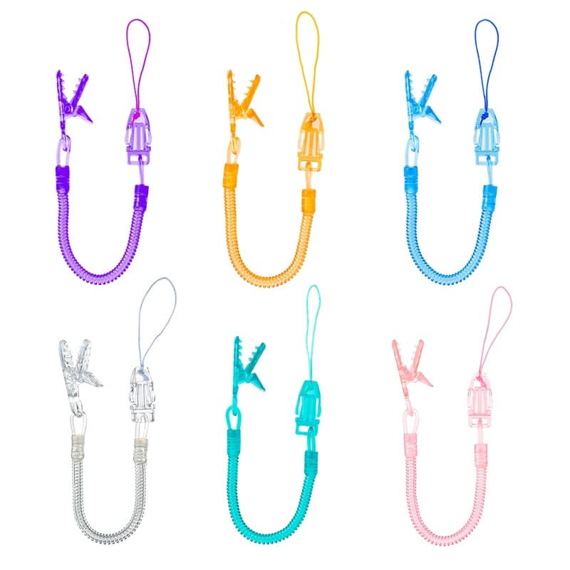 Kit com 3 Prendedor De Chupeta Modelo Mola Bebê Menino Menina Universal