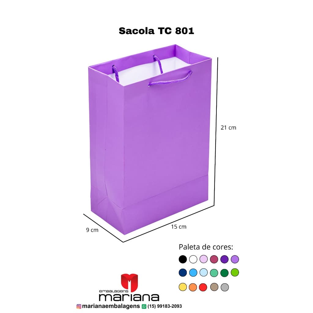 Sacola TC 801 - 10 unidades