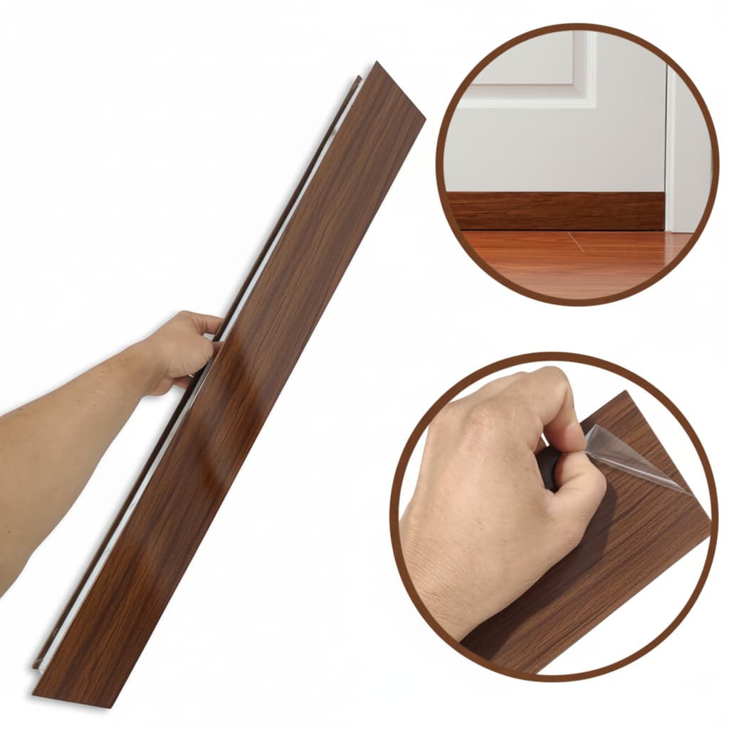 Salva Porta Proteção Contra Umidade Cor Amadeirado de 90cm 80cm 70cm 60cm