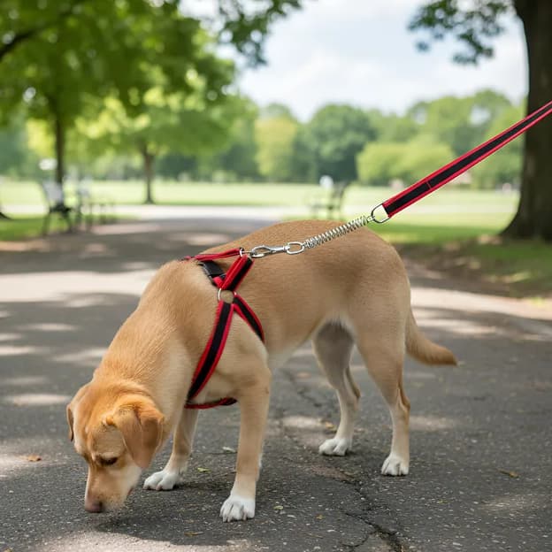 Coleira com Regulagem e Guia Peitoral Cachorro Pequeno Médio e  Grande Pastor alemão Husky American
