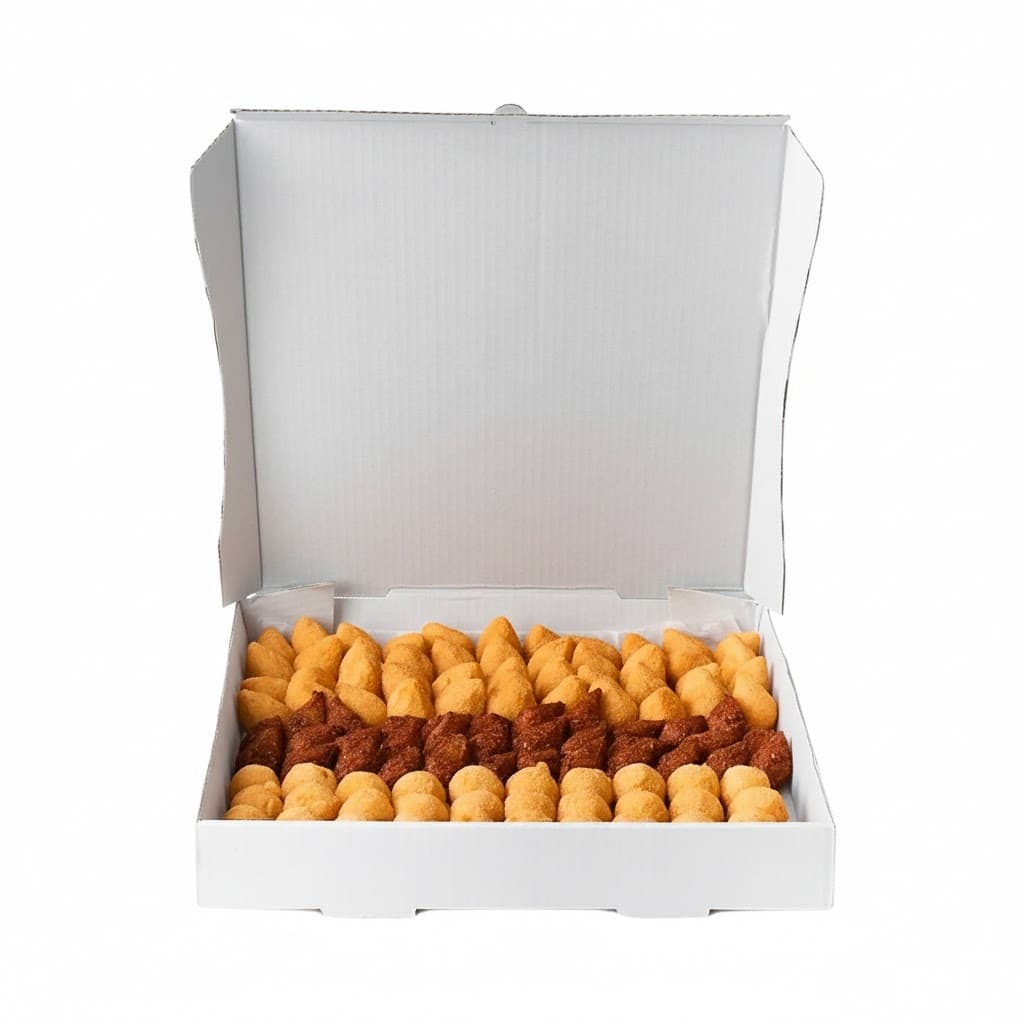 10 Caixas de Papelão 40x40x5 Para Salgados Doces Esfihas Cauzone Donuts