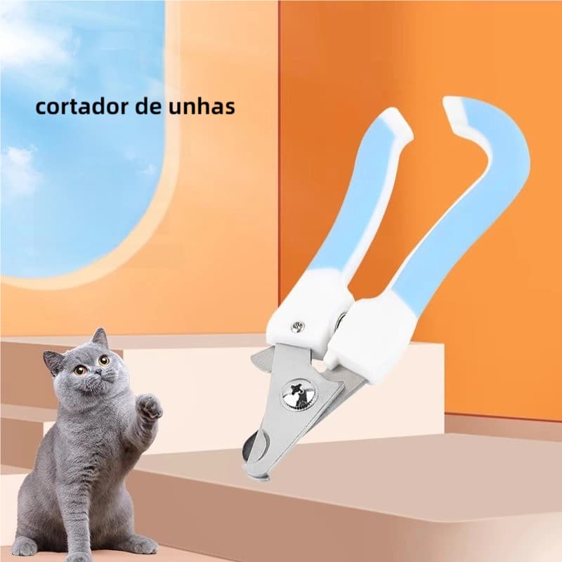Kit de alicate de unhas para pets! Borda afiada super útil, até iniciantes podem cortar as unhas dos pets com facilidade