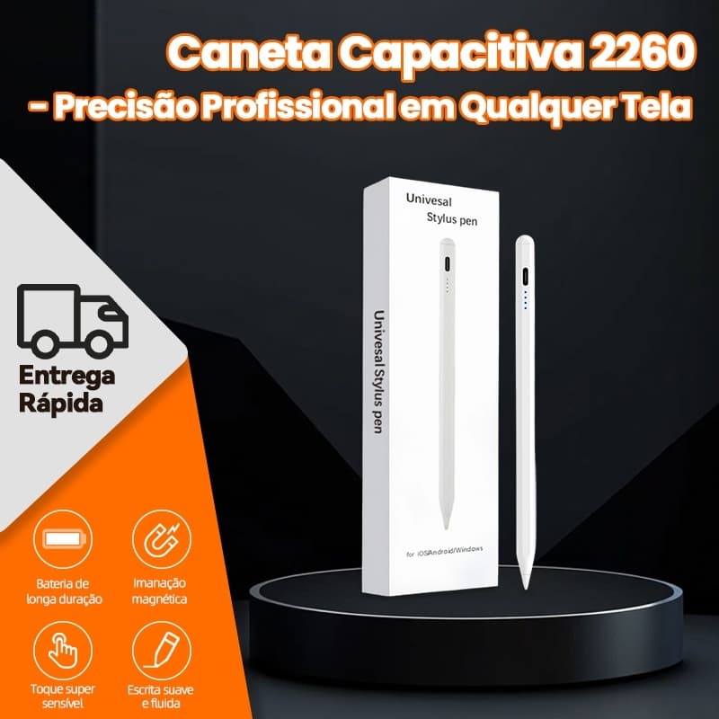 AICOOL Caneta Stylus Capacitiva|Carregamento magnético + bateria de longa duração|Suave sem atrasos