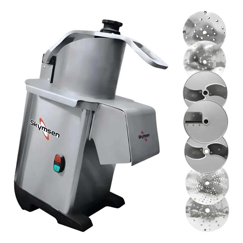 Multiprocessador De Alimentos 7 Discos Skymsen Bivolt PA-7 PRO Para Cozinha Profissional