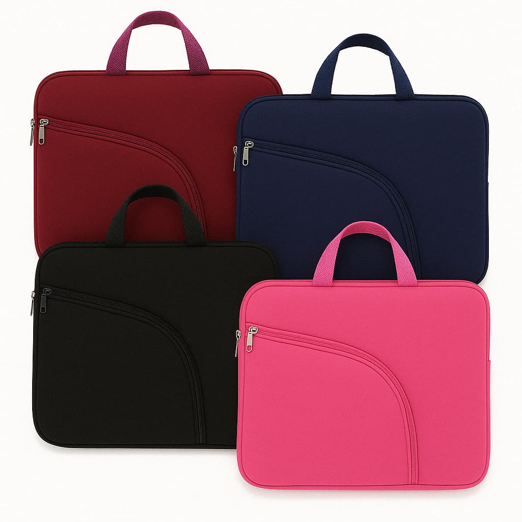 Capa Maleta Notebook Macbook 15,6' / 13 / 14 / 17 Polegadas Rígida Anti-Impacto Bolso Externo C/Alça