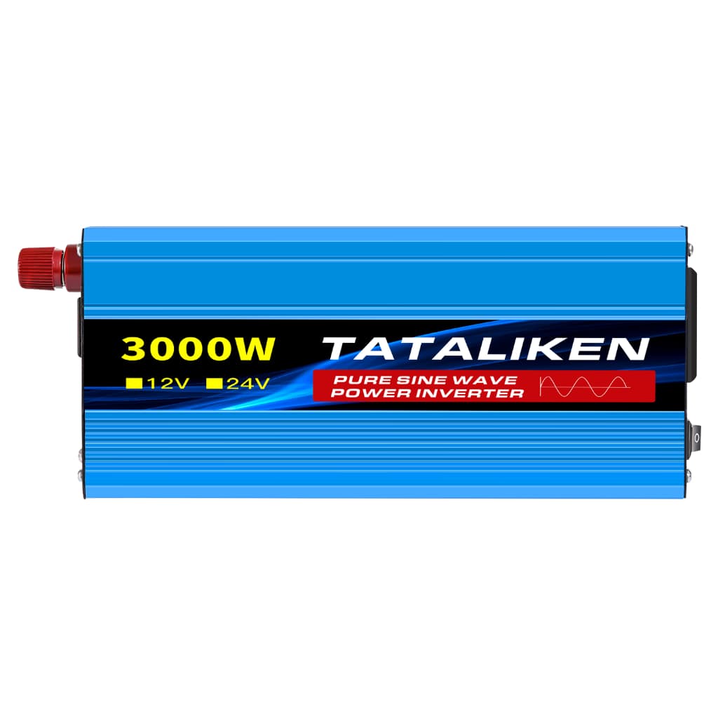 Inversor de Onda Senoidal Pura 12V/24V 110V 3000W Painel Solar para Carro Motorhome Geladeira Ar Condicionado Soldagem