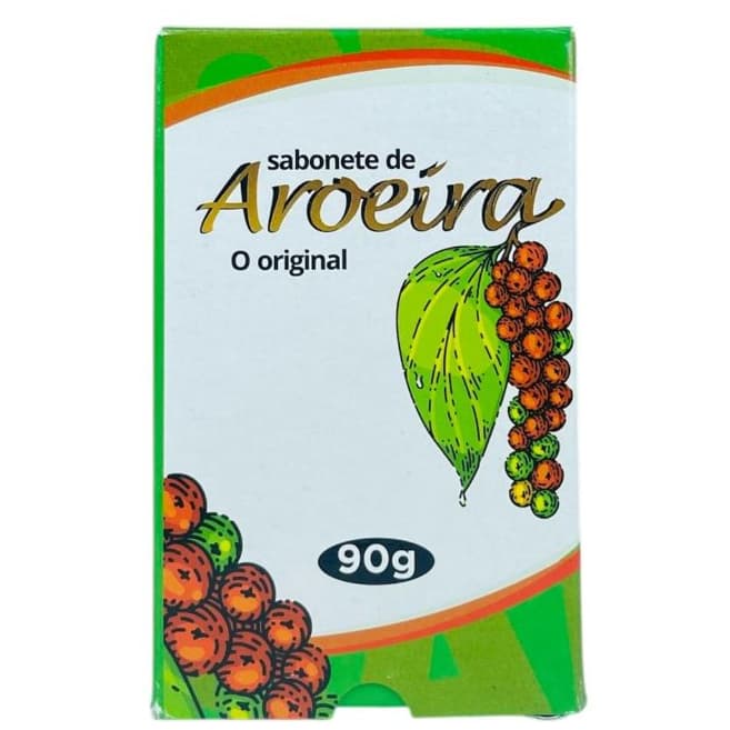 Sabonete de Aroeira em Barra 1 Un. Equilibra a Oleosidade e Previne Acne 90g Baruc Cosméticos