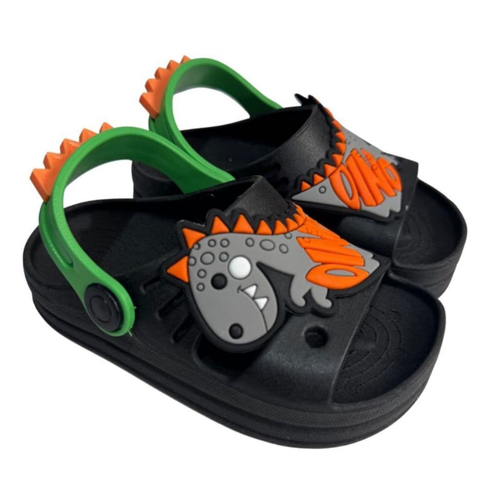 Sandália Babuche ou Chinelo ou Papete Infantil Masculino com Enfeite de Animais, Macio e Confortável, moda Verão