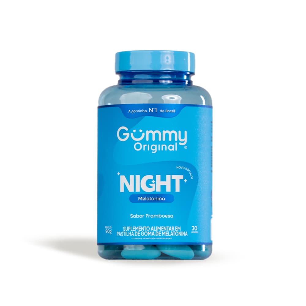 Gummy Original - Night Suplemento para dormir em goma - Framboesa
