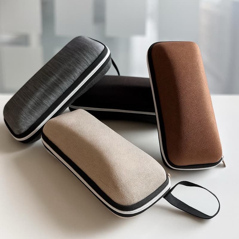 Estojo Case Porta Óculos de Sol com Zíper + Flanela