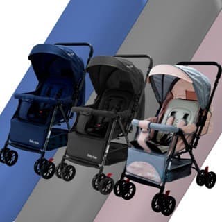 Carrinho de bebê para passeio reclinável e dobravel Fechamento fácil 15kg Capota removível Suportes