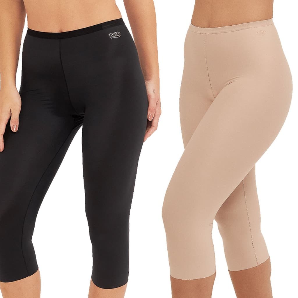 Calça Feminina Corsario Capri Nao Marca Invisivel Delrio Segunda Pele Modeladora Disfarça Celulite