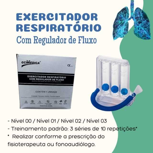 EXERCITADOR RESPIRATÓRIO COM REGULADOR DE FLUXO