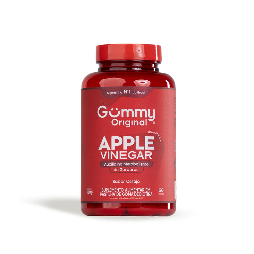 Gummy Original - Vinagre de Maçã Biotina Gominha Goma de Maçã
