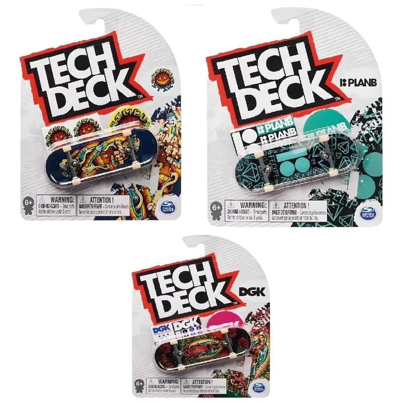 Skate De Dedos Surpresa Tech Deck 96mm Com Adesivos - Sunny 2890