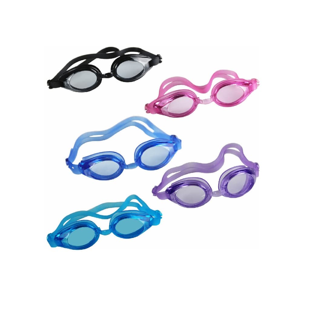 Óculos de Natação Juvenil e Adulto Esportivo Auto ajustável Aquático PVC Com protetor de ouvido