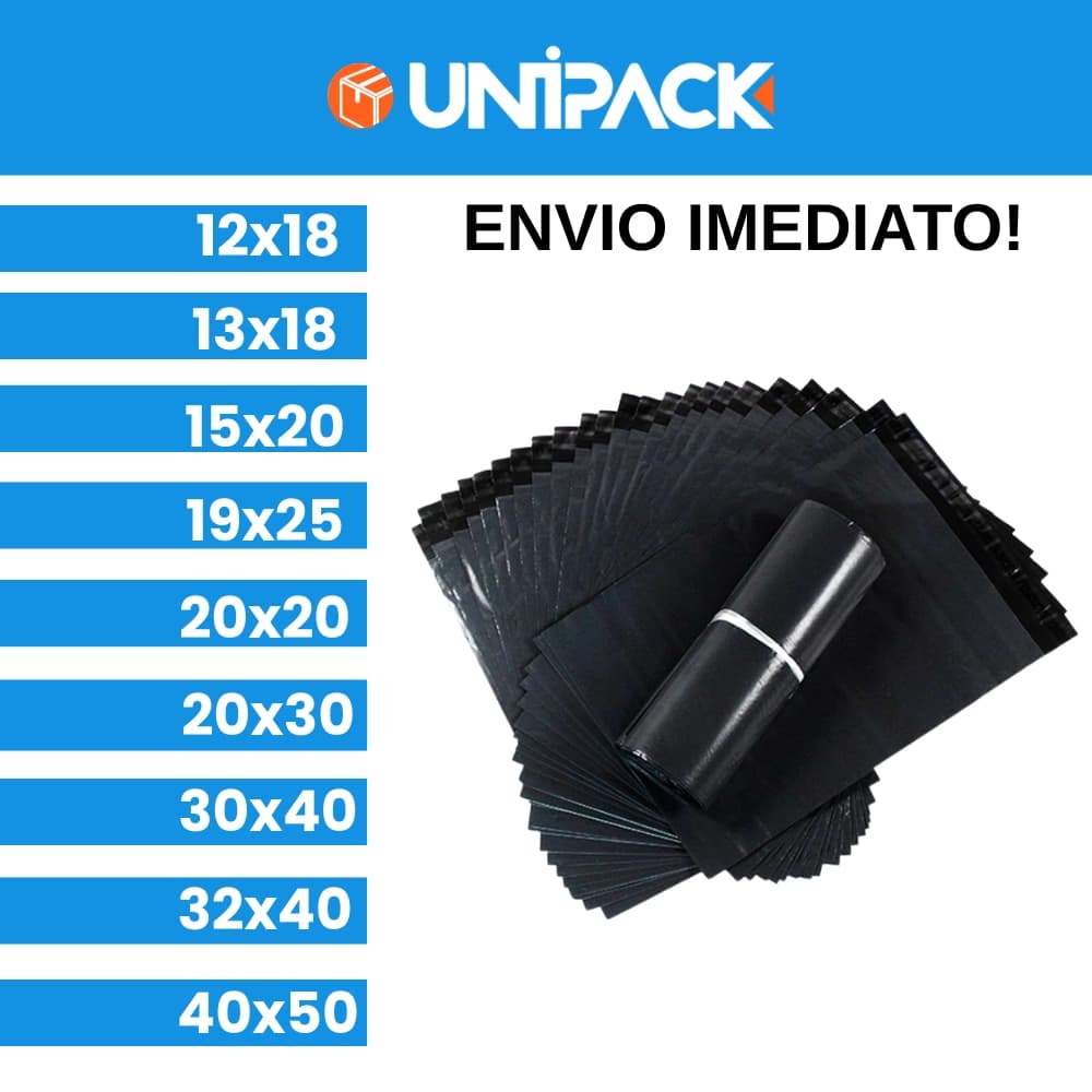 Kit Envelope de Segurança com 100 Unidades Auto Colante - Diversas Medidas - Envio Imediato