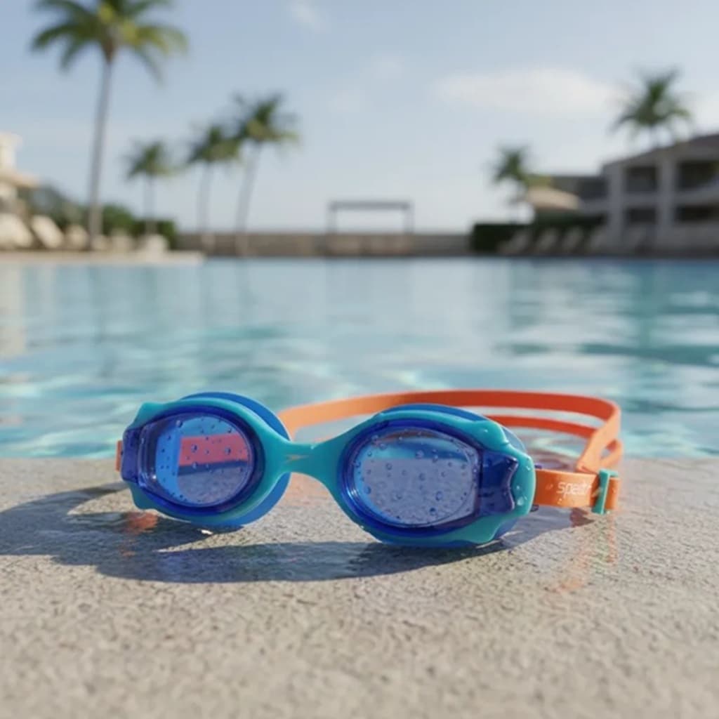 Óculos Natação Speedo Lappy Infantil 4 a 12 anos Antiembaçante e Proteção UV