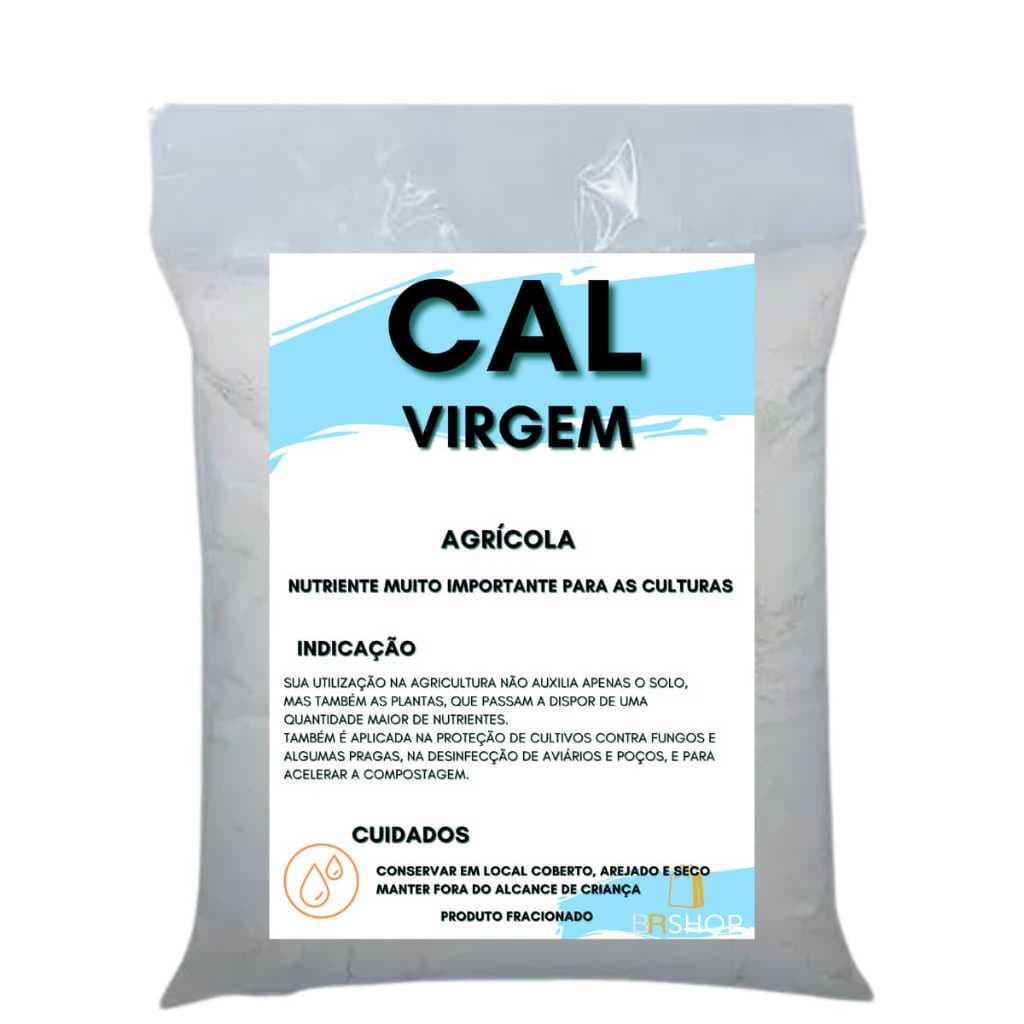 Cal Virgem Agrícola Plantas Calda Bodalesa Corretor De Solo Adubo Fertilizante Calcario