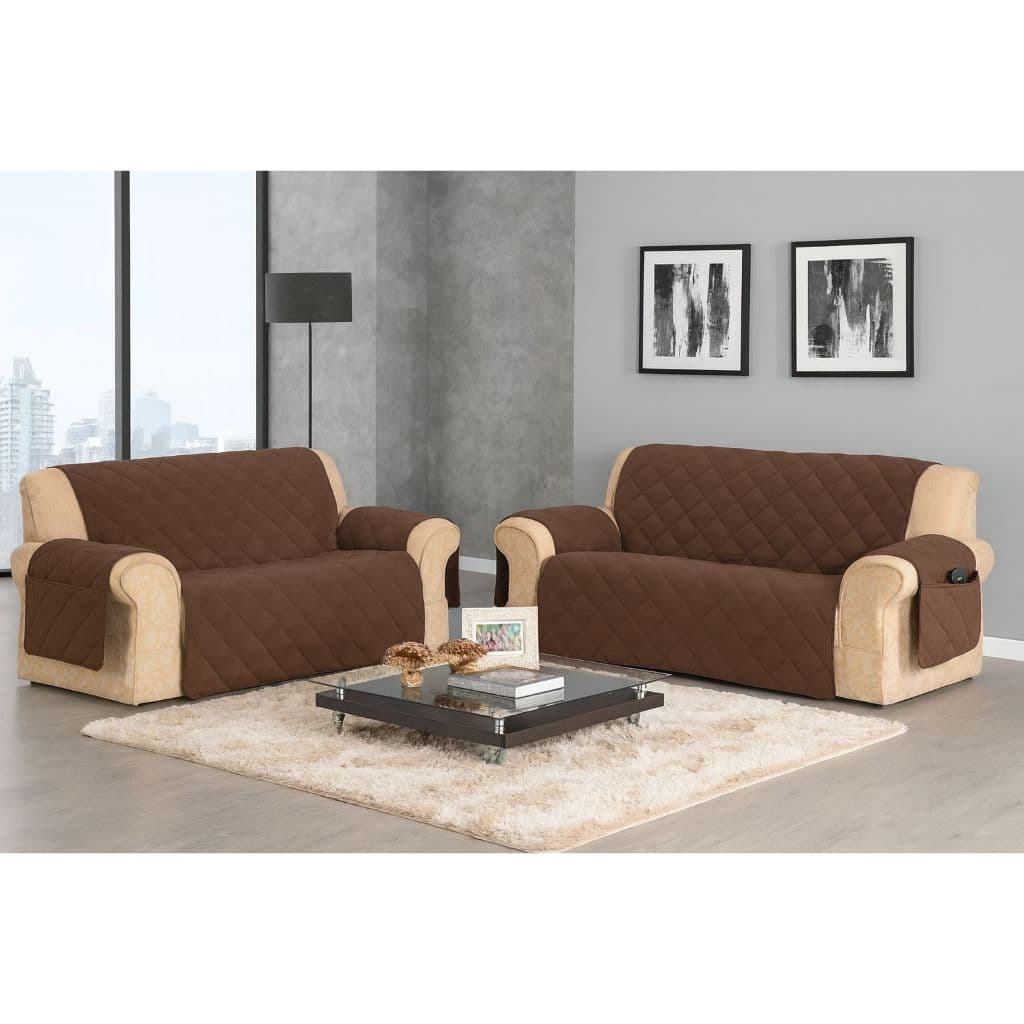 Kit Protetor de Sofá 2 e 3 Lugares Tamanho Padrao