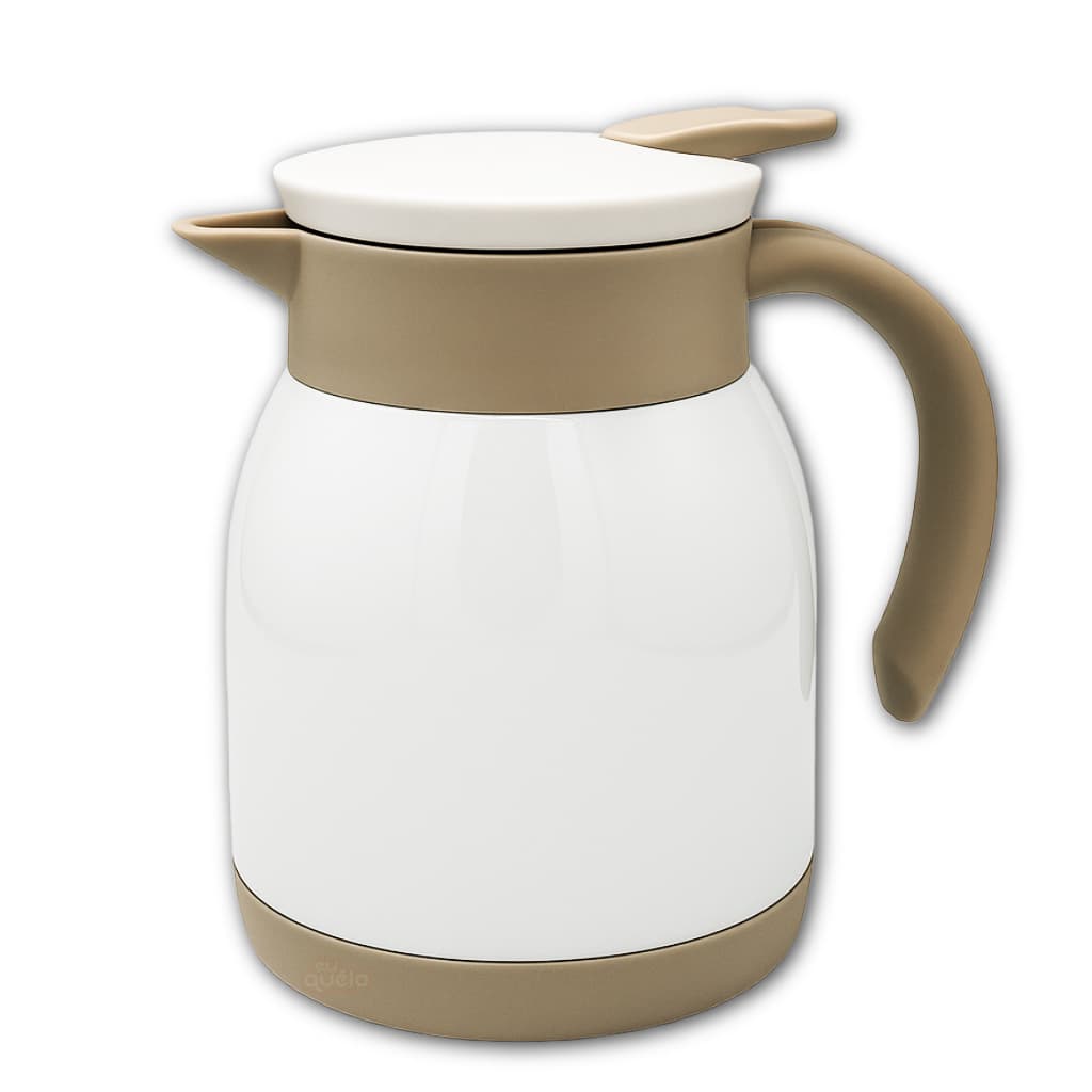 Garrafa Térmica de Inox 600ml Luxo Resistente Mantém o Café p/Mesa posta Café da Manhã