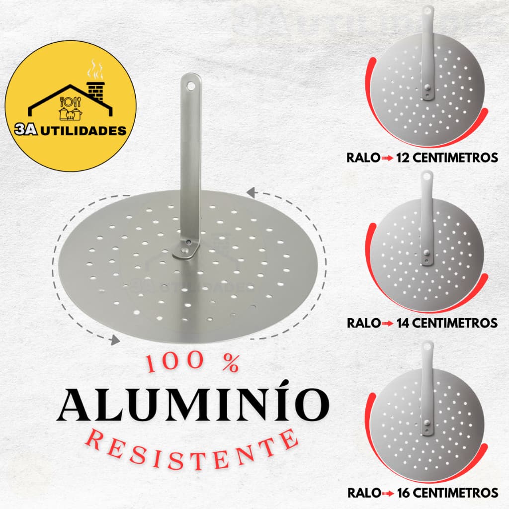 Ralo Cuscuzeira Alumínio 9cm 10cm 11cm 12cm 13cm 14cm 15cm 16cm Tela Vaporizadora Peça Avulsa Reposição Grelha Legumeira