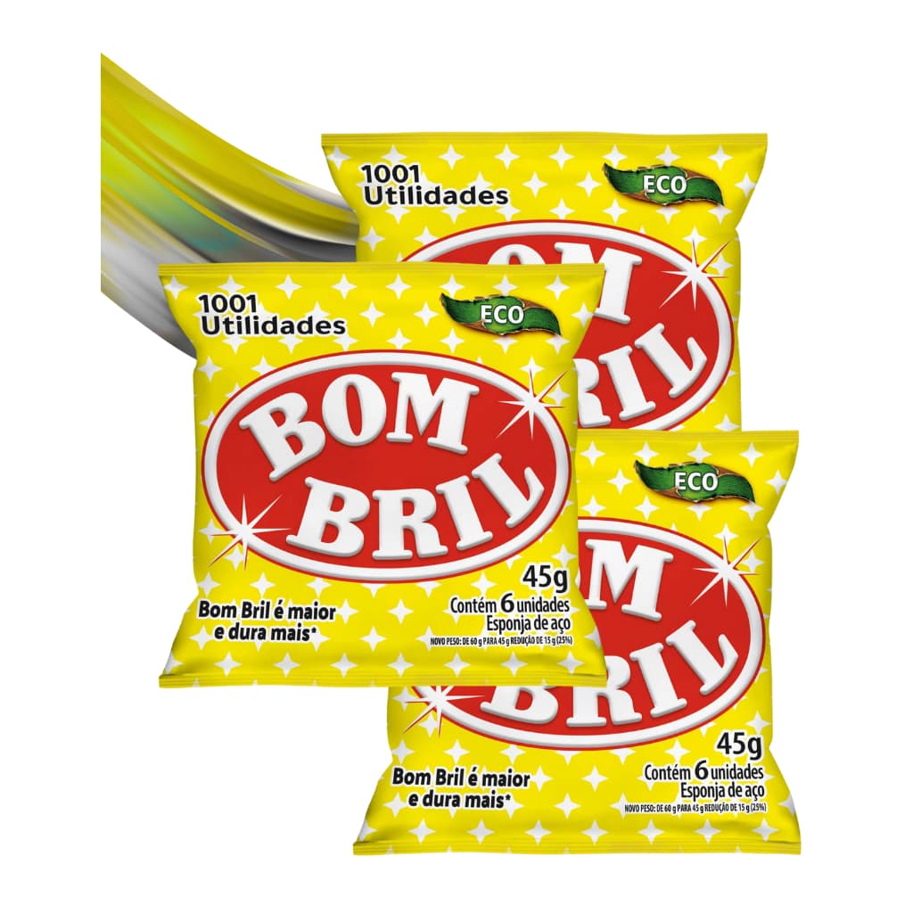 Esponja de Aço Bombril 1001 Utilidades