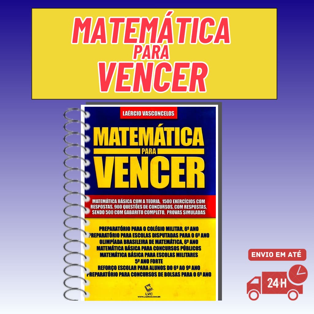 Matemática Para Vencer -  Impressão em Preto e Branco - Tamanho A5