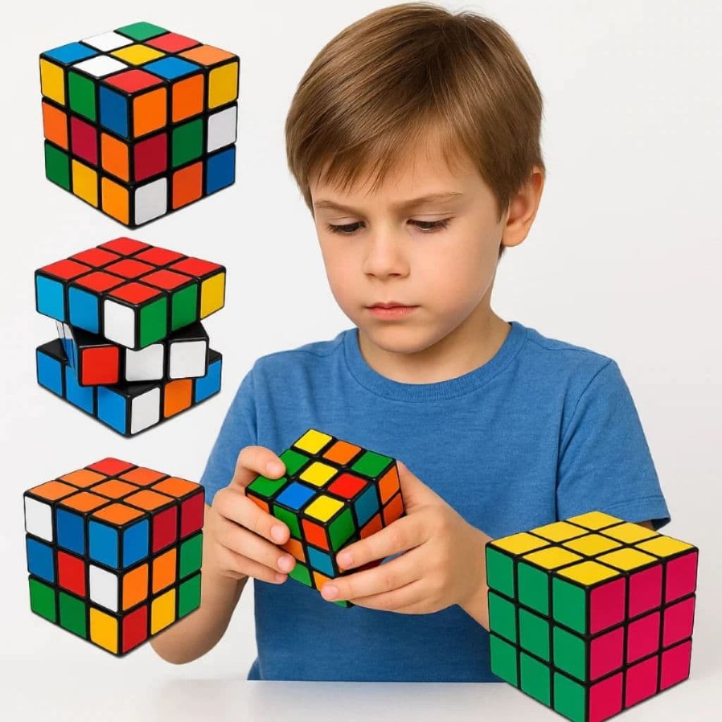 Cubo Mágico Clássico Colorido Interativo Divertido