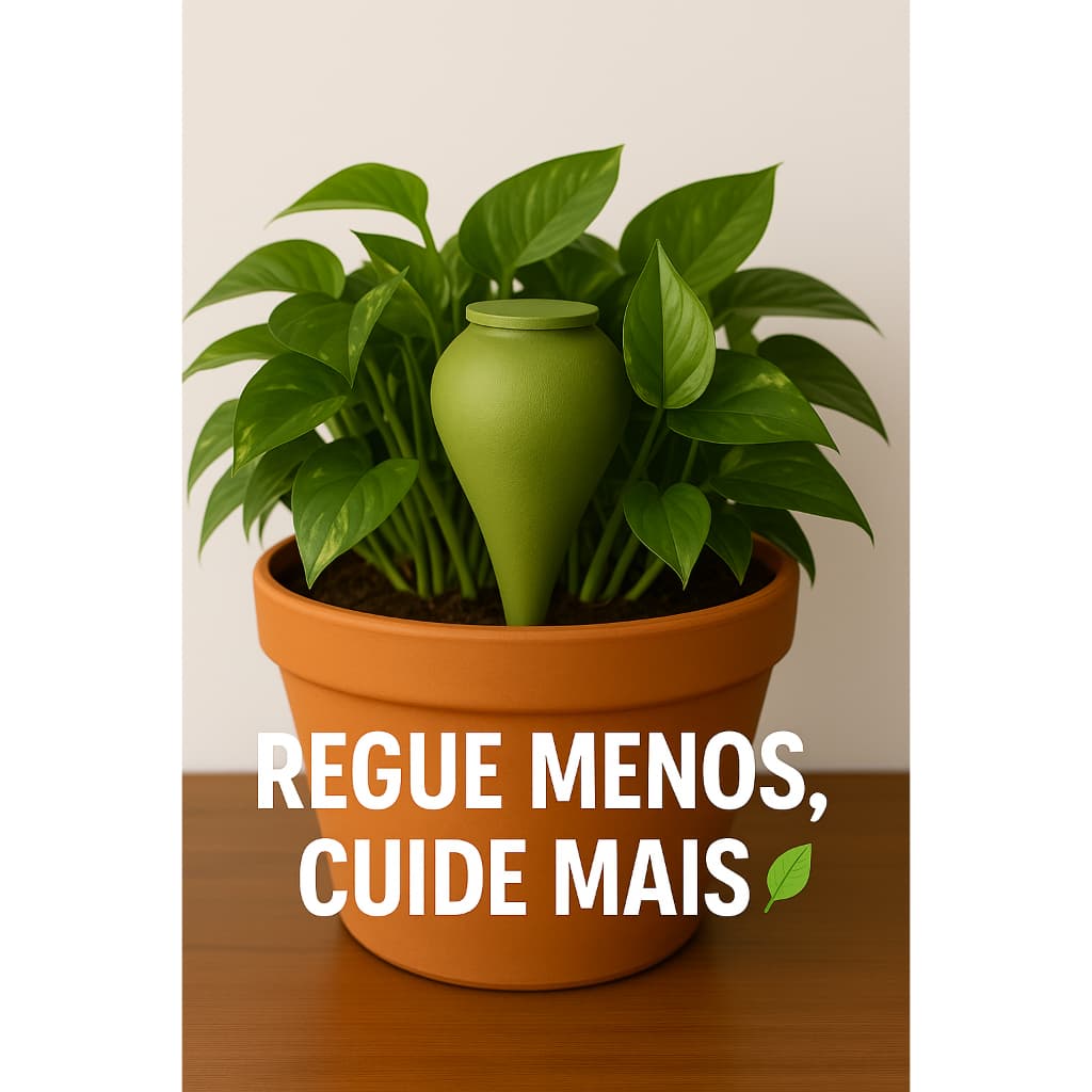Regador Automático Decorativo para Vasos por Gotejamento | Design Compacto, Leve e Funcional