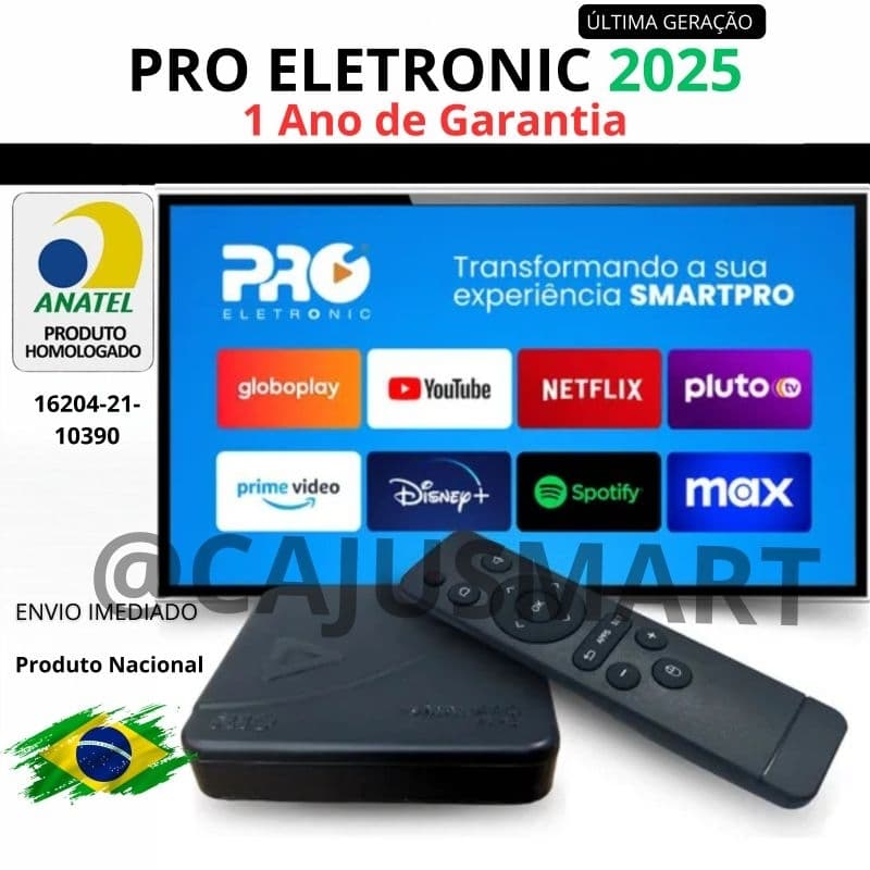 TV BOX Original Pro Eletronic 3 geração / prosb- 3000/16g