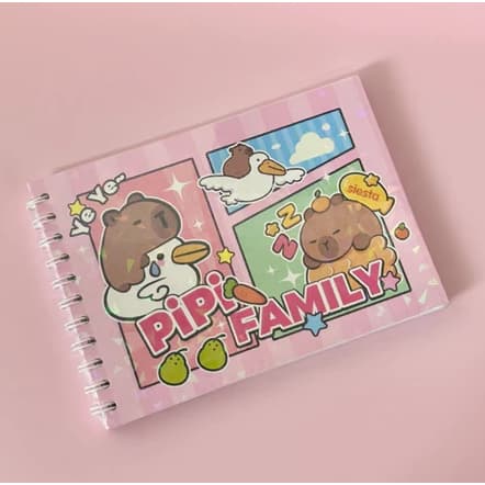 Livro de Colorir Capivara cute 50 Folhas Caderno de Desenho Pintura Coloring Book infantil ANG