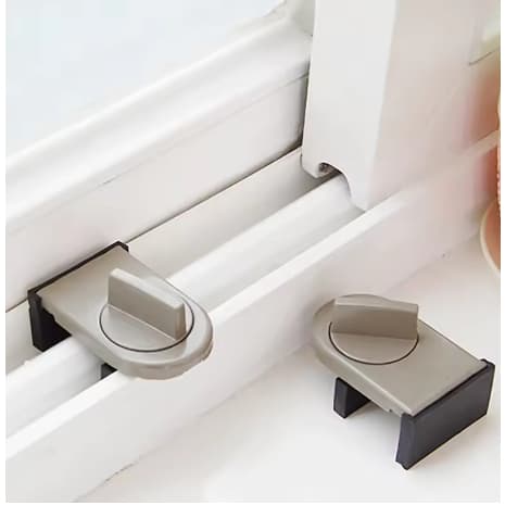 Trava De Segurança P/ Portas E Janelas Deslizantes Basculante De Correr Bloqueador