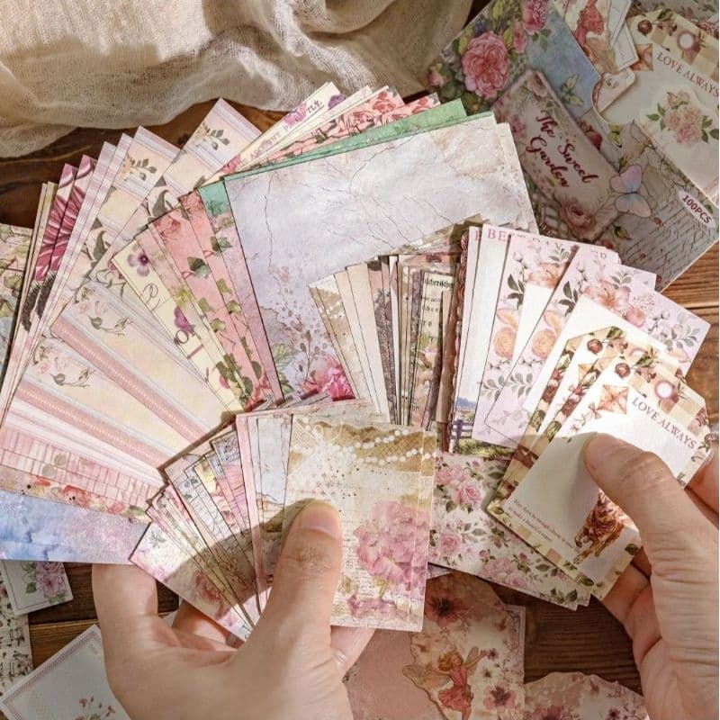 pacote de papéis para srapbook colagens bullet journal planner